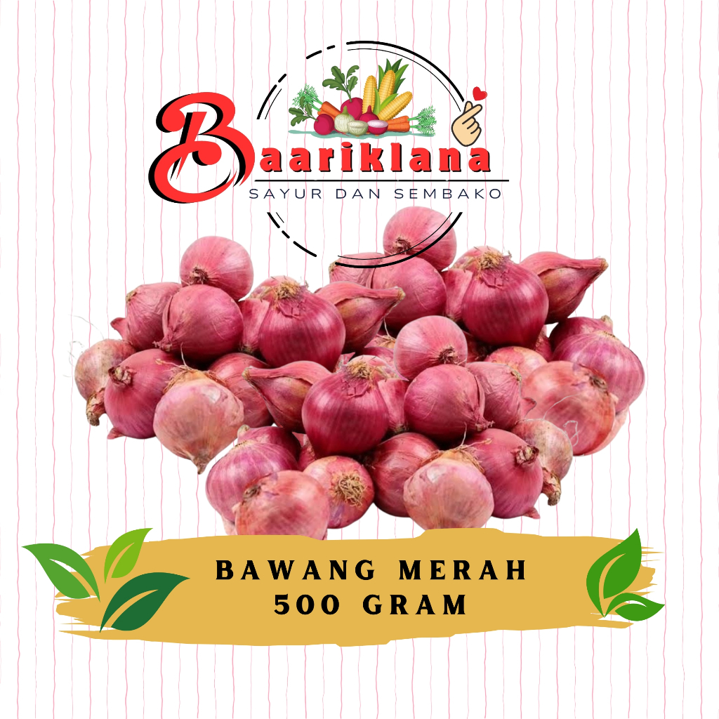 

BAWANG MERAH 500 GRAM - TOKO BAARIKLANA