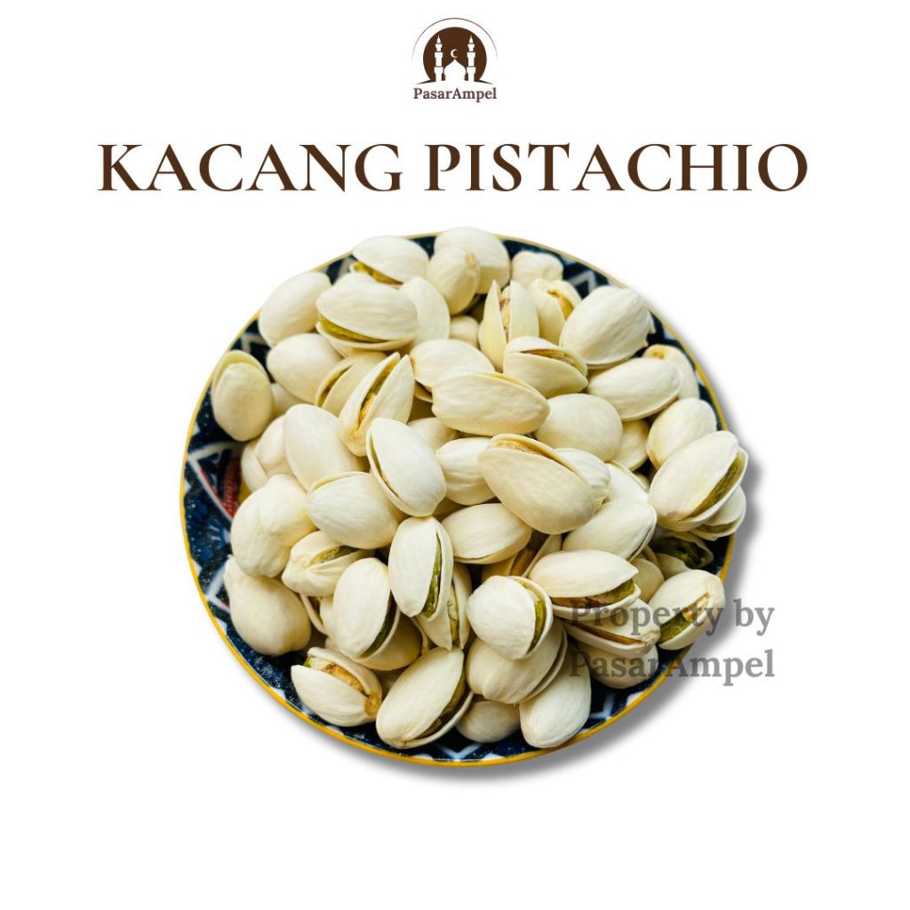 

Kacang Pistachio 100gr Panggang Renyah Premium Original 100% Pistachios Roasted Kacang Fustuk Pistacio