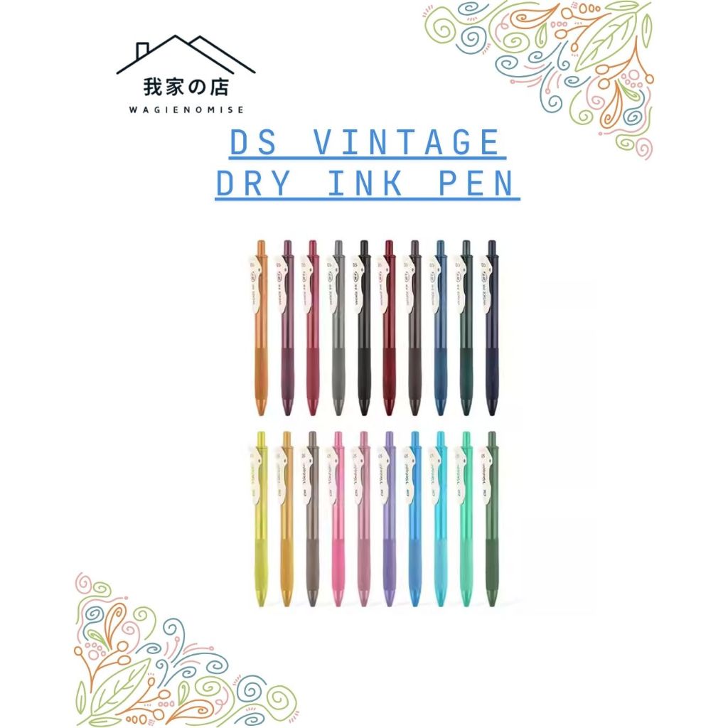 

PULPEN GEL DS VINTAGE GEL PEN RETRACKTABLE (Clicky)