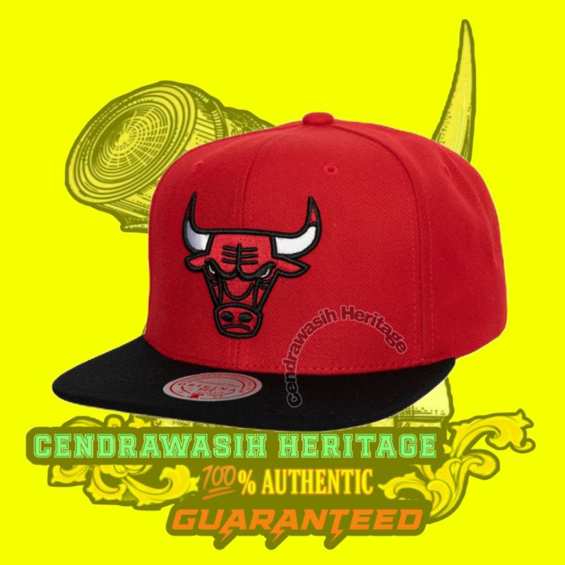 Mitchell And Ness Chicago Bulls Team 2 Tone Snapback Original