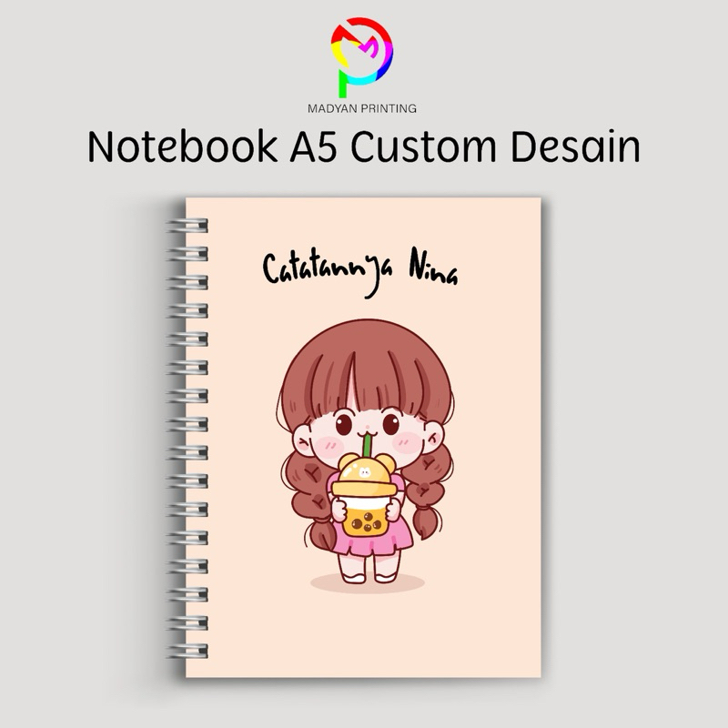 

NOTEBOOK A5 CUSTOM isi 60 Halaman
