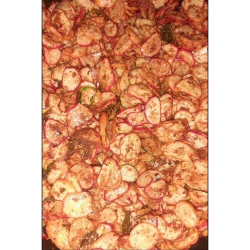 

KERUPUK SEBLAK KERING PEDAS DAUN JERUK 100 g