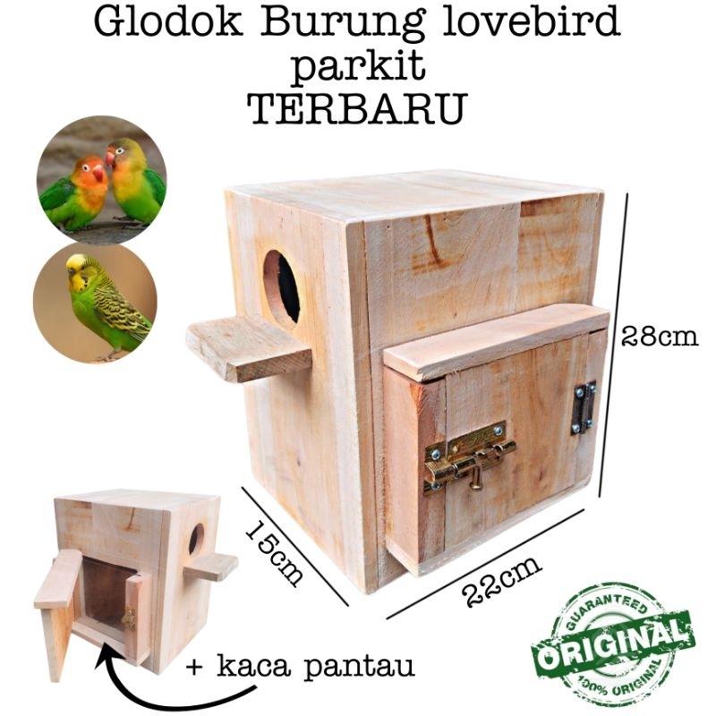Glodok lovebird parkit model Terbaru glodok kaca pantau