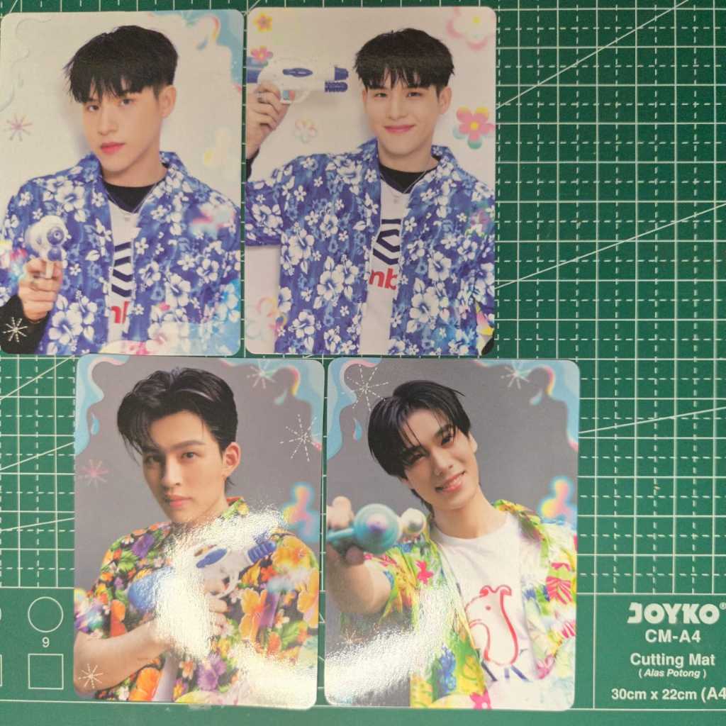 [READY] CC SONGKRAN BOYS GMMTV SKY POND PHUWIN NUT LYKN MARK OHM SEA JIMMY JOONG OFFICIAL PHOTOCARDS