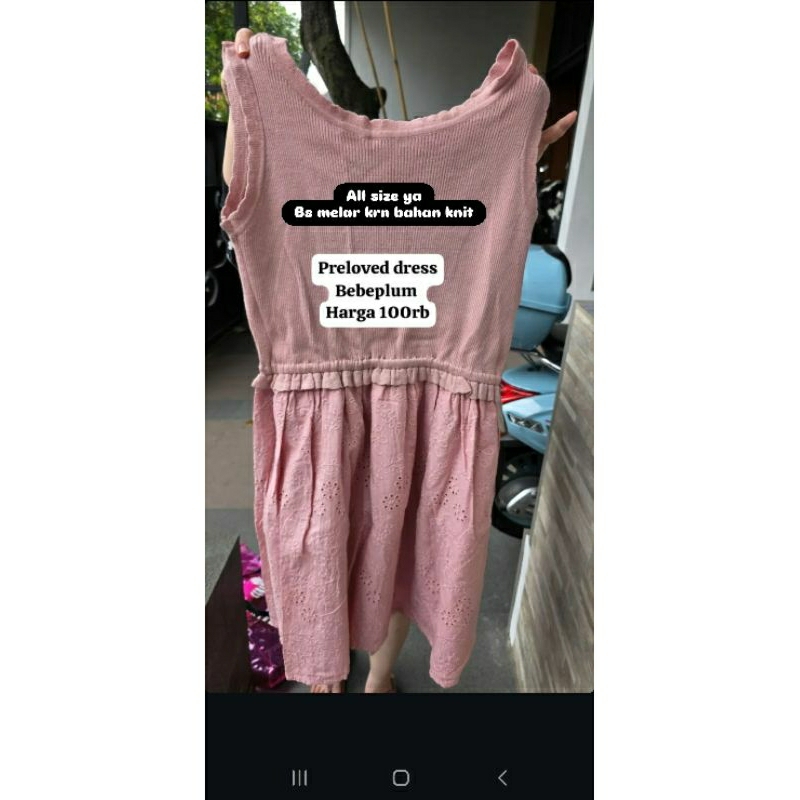 Preloved Bebeplum Dress Pink all size