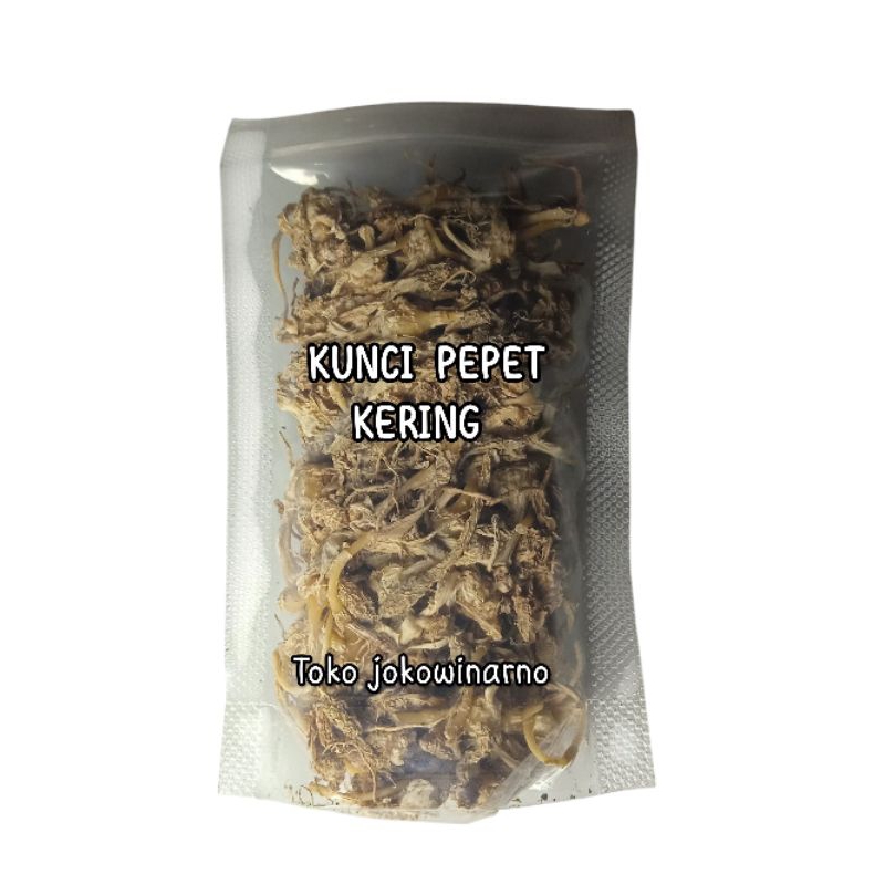 

[ 100 Gram] KUNCI PEPET KERING - ORIGINAL - Kemasan POUCH (Bukan Temu Gombyok)