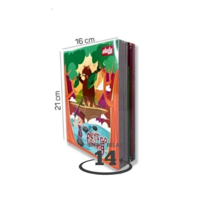

1 Pak Buku Tulis Sidu Skola 58 Lembar ( Isi 10 Buku )