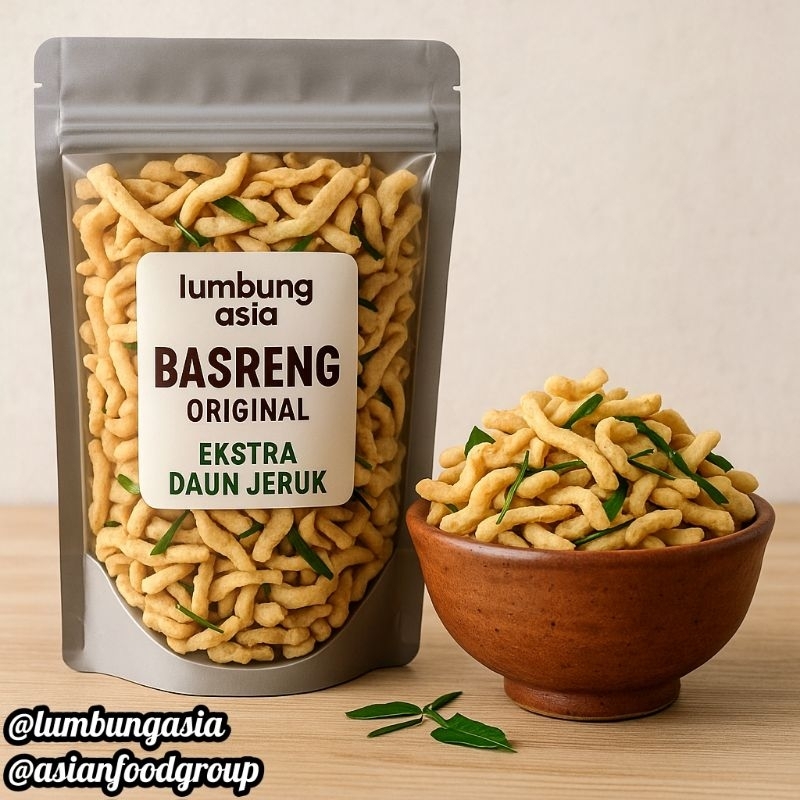 

basreng original daun jeruk 500 gram - cemilan receh rasa sultan!