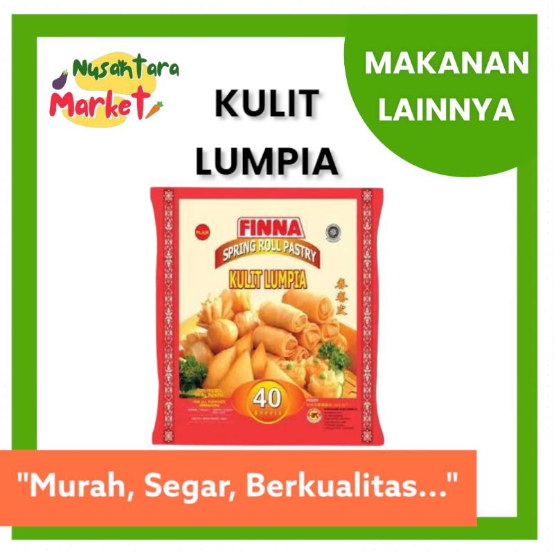 

FINNA KULIT PANGSIT BESAR | 40 PCS | NUSANTARA MARKET