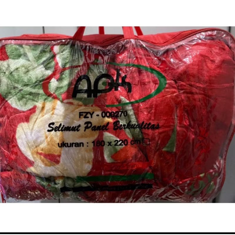 selimut bulu halus tebal apk 180x220 cm