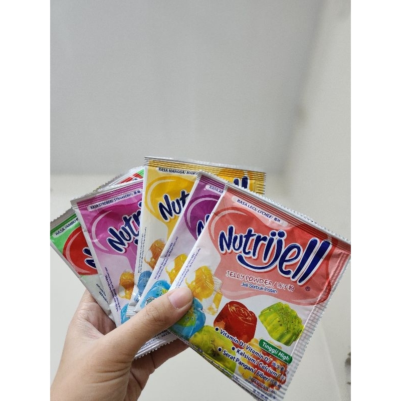 

Jelly Nutrijell berbagai rasa