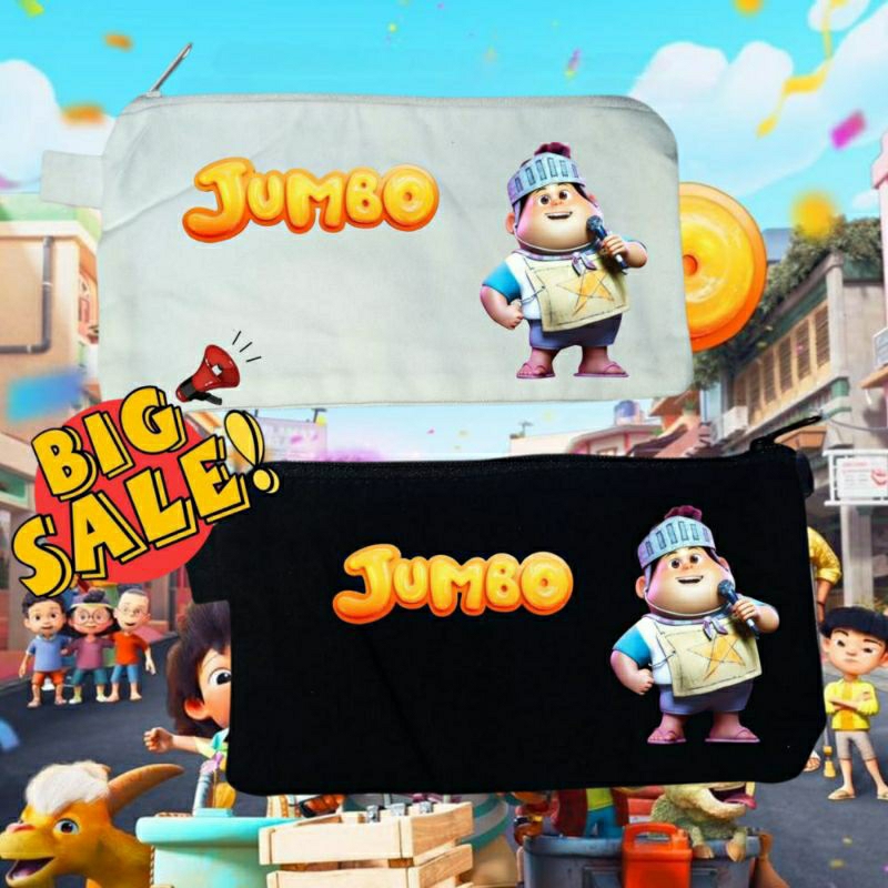

Tempat pinsil jumbo tepak gambar animasi jumbo