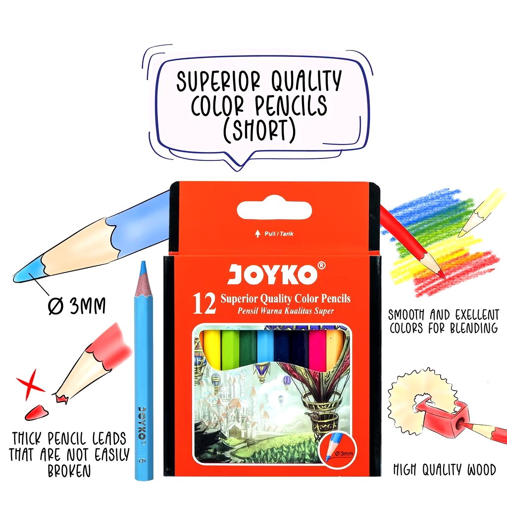 PENSIL WARNA JOYKO / COLOR PENCIL JOYKO