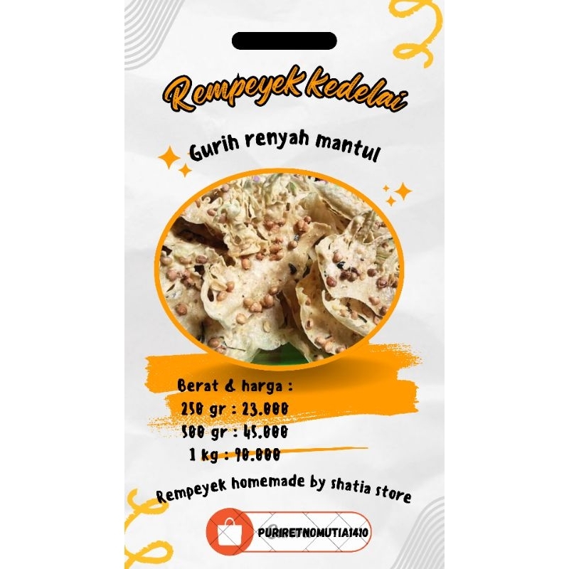 

Rempeyek kedelai