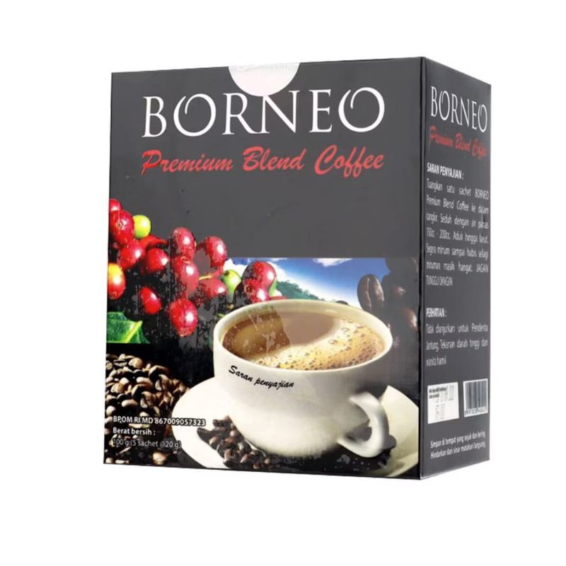 

KOPI BORNEO ORIGINAL KOPI STAMINA KOPI KESEHATAN 1 BOX ISI 5 SACHET