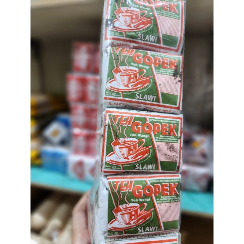 

Teh cap Gopek ecer 40g
