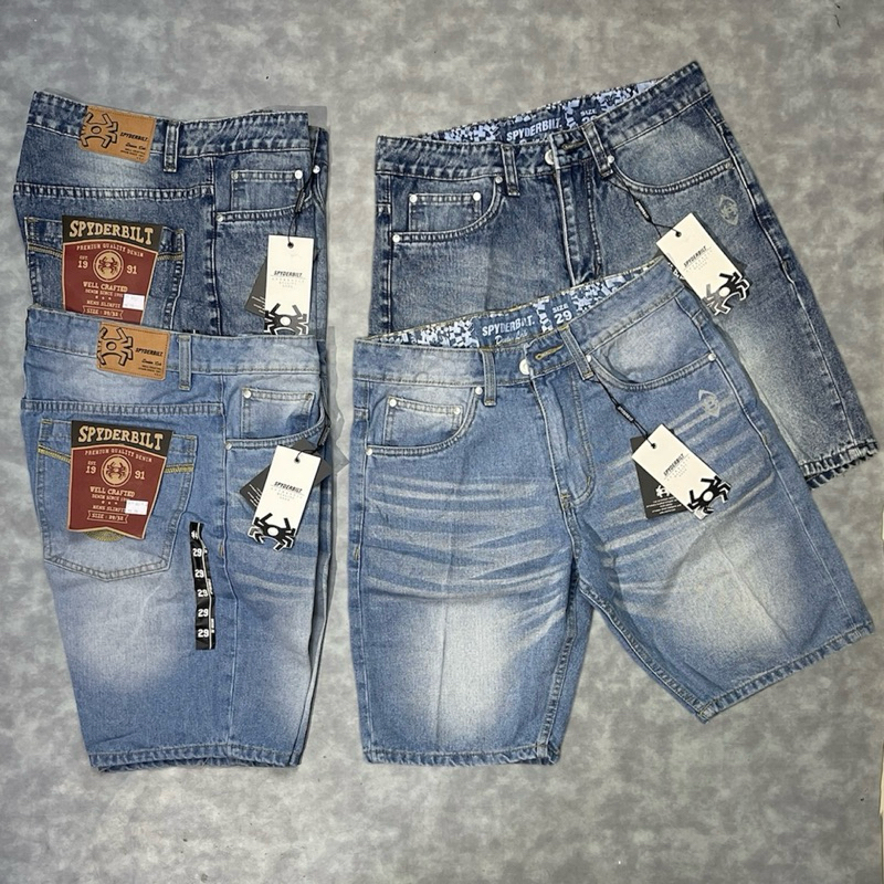 celana pendek jeans Reguler spyderbilt// premium