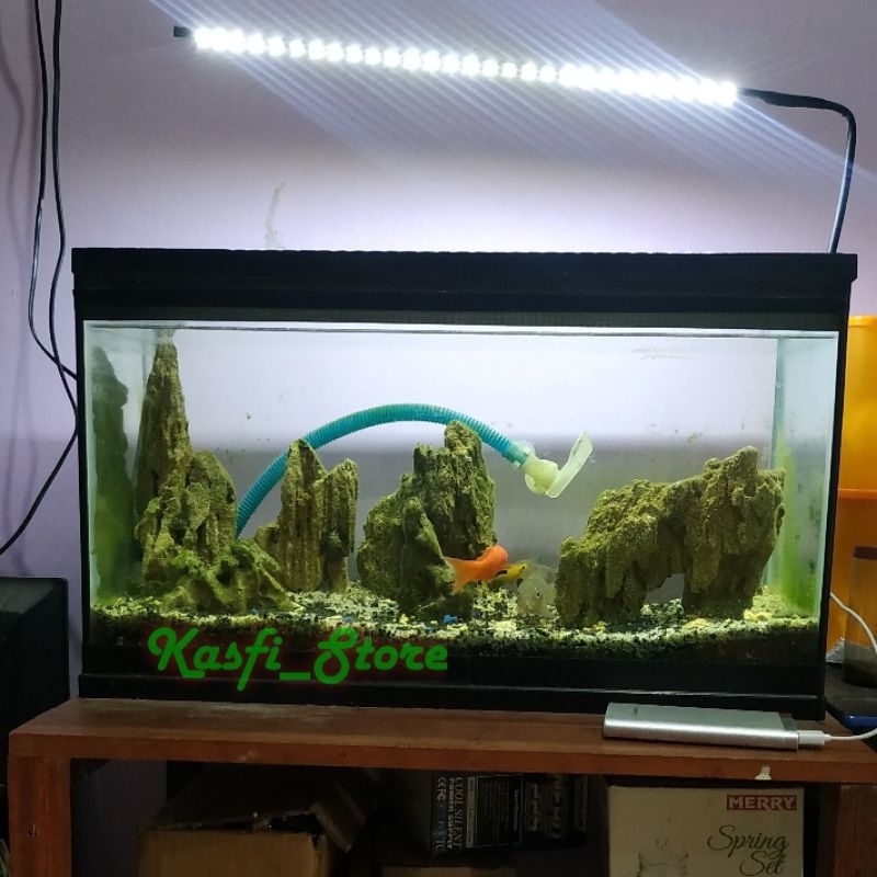 Lampu aquarium aquarium aquascape LED smd 50cm kabel USB