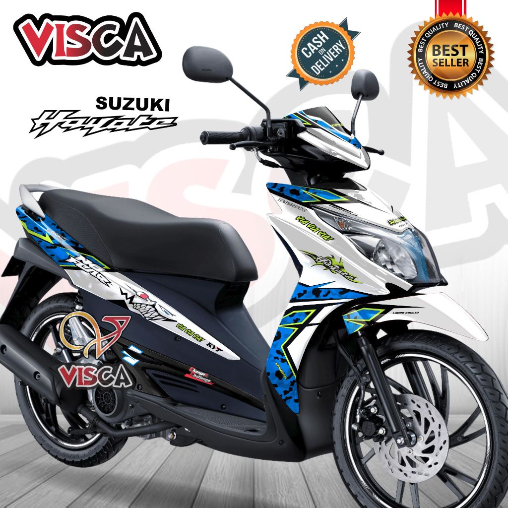 Decal Hayate 125 Full Body Stiker Hayate 125 Full Body Striping Hayate 125 SHARK