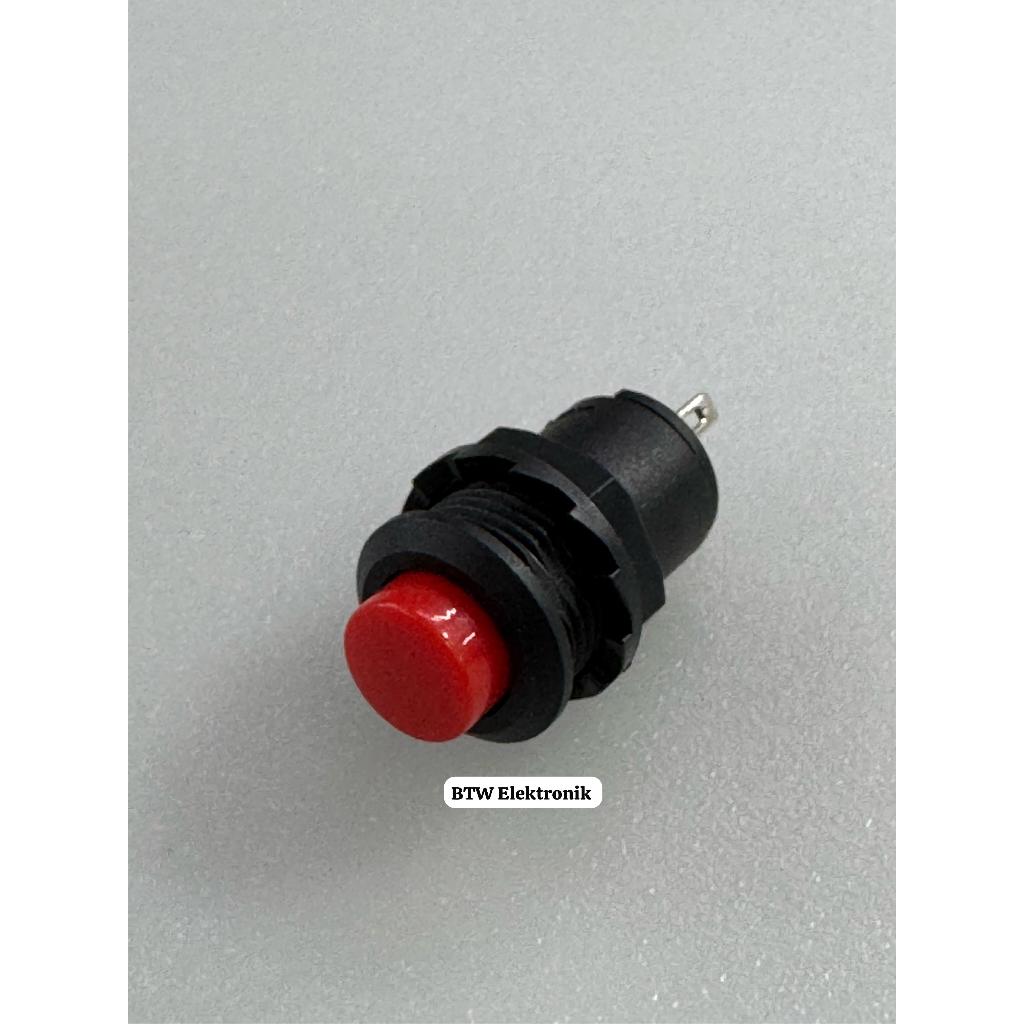 Saklar / Switch Push On-Off Bulat Kecil 2 Pin - Saklar 2 Pin Tombol 2 Kaki