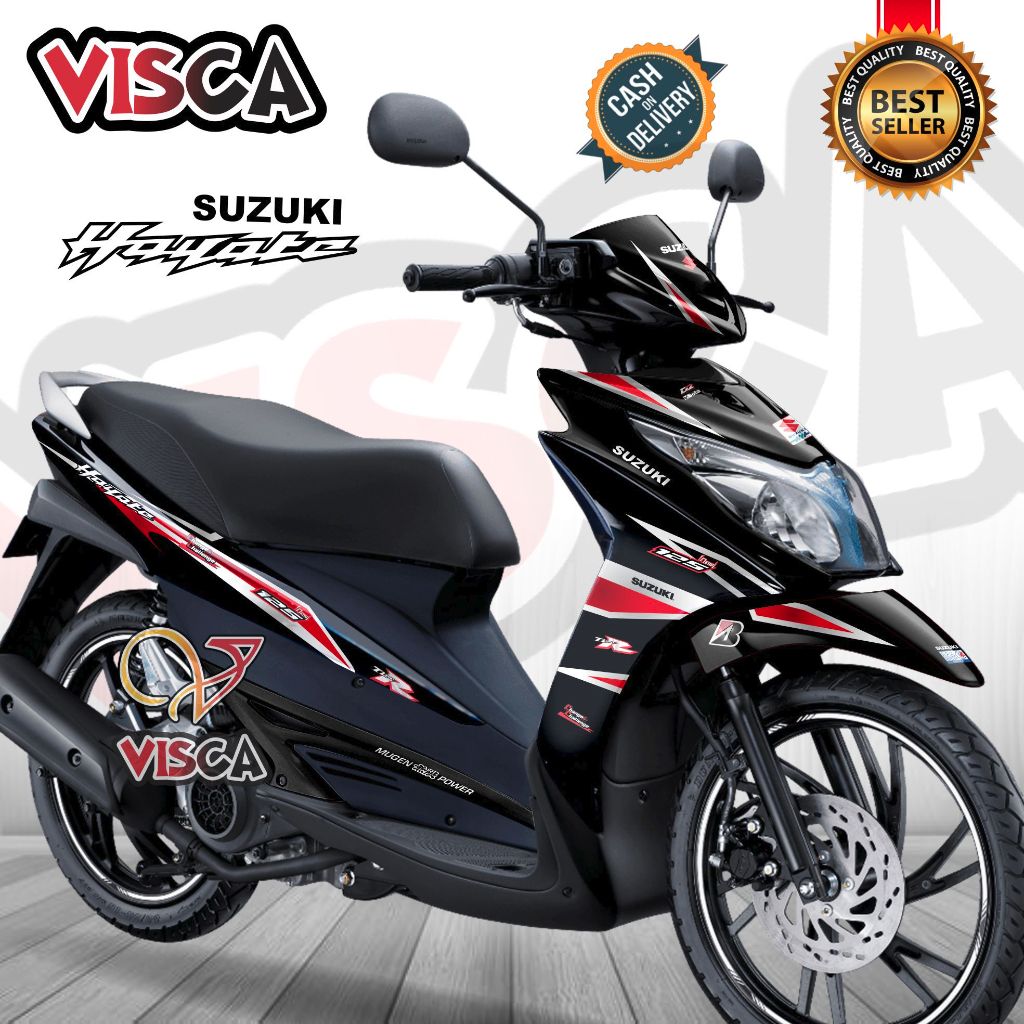 Decal Hayate 125 Full Body Stiker Hayate 125 Full Body Striping Hayate 125 GRAFIS