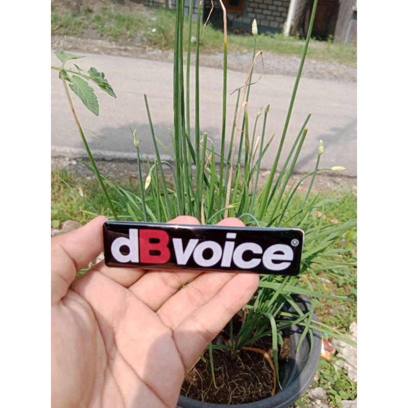 

READYSTOCK LABEL DB VOICE TIMBUL 3D
