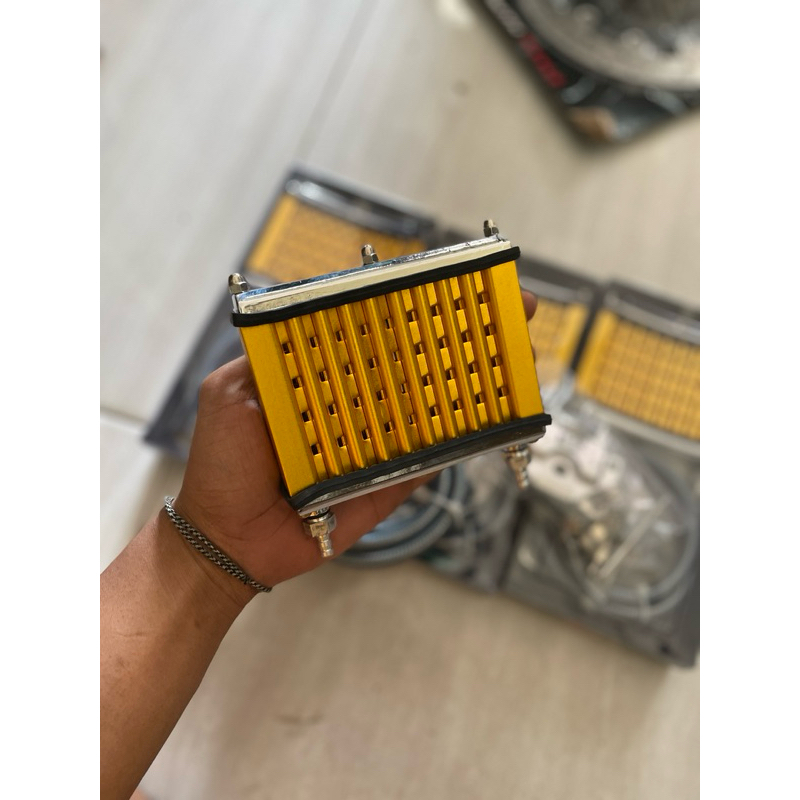 OIL COOLER COLLER MESIN PENDINGIN OLI RX KING CB GL BEAT VARIO SUPRA COOLER RADIATOR IMPORT