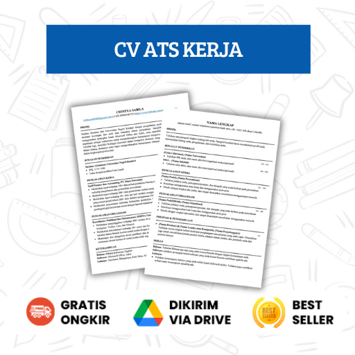 CV ATS Friendly | Pembuatan CV ATS Friendly Bahasa Indonesia Dan Inggris