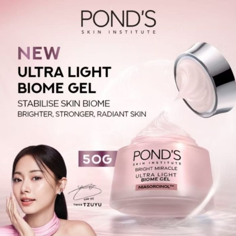 PONDs Ultra Light Biome Gel Brightening Moisturizer 50gr