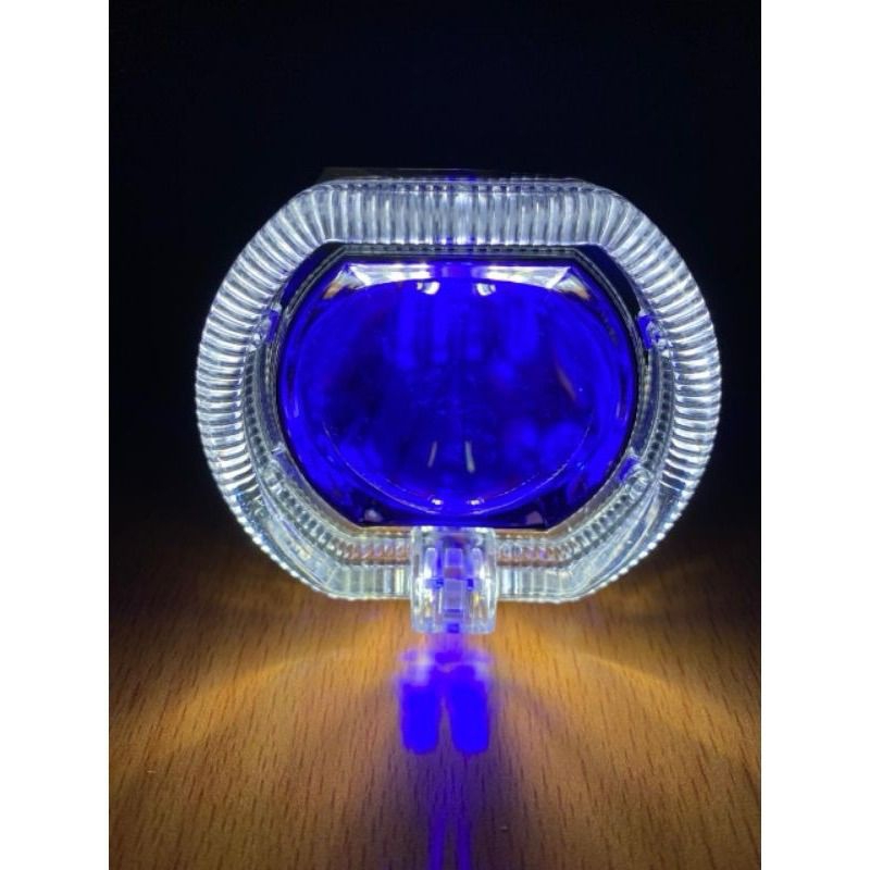 Vky Lampu Projector Biled ala ala kw Projector ala ala Biled 2.5 Inch Devil + Angel Light