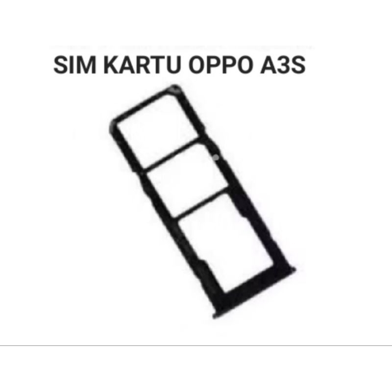 Tempat Kartu Hp Oppo A3s Original