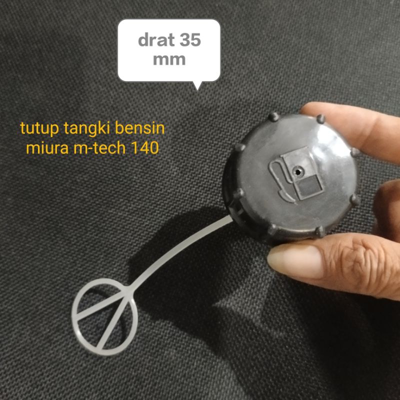 tutup tangki bensin mesin potong rumput miura m-tech 140