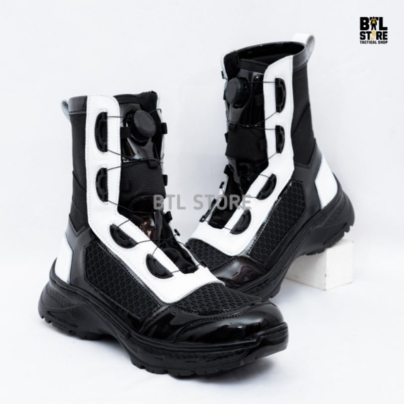 SEPATU PDL PROVOS POLRI KILAP DAN DOP LANTAS POLRI PROVOS BT 007