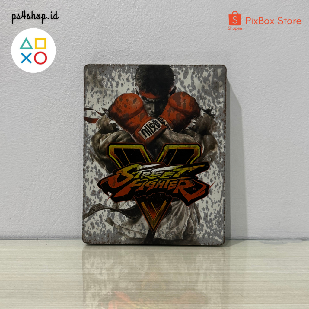 BD KASET STREET FIGHTER 5 STEELCASE EDITION PS4 SECOND BEKAS GAME FIGHTING LEGEND RYU PLAYSTATION