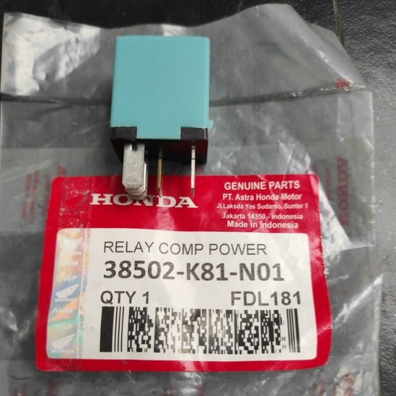RELAY COMP POWER RELAY PENGISIAN BEAT FI SCOOPY F1 VARIO FI ESP CB CBR 150