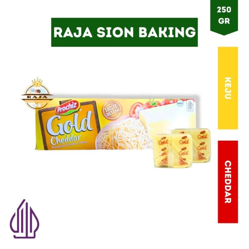 

Keju Prochiz Gold Cheddar 250gr ( Kemasan Repack )