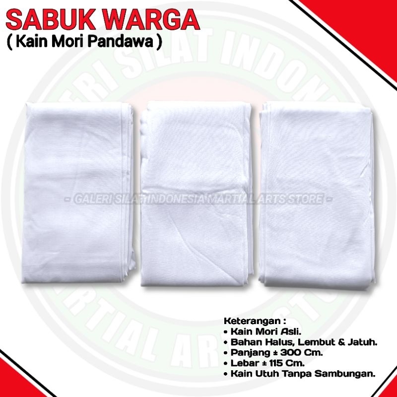 Sabuk PSHT Warga - Mori Warga PSHT - Sabuk Duplikat Untuk Ngelatih