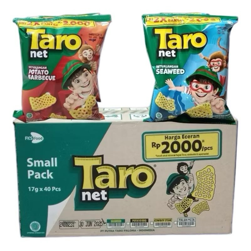 

Taro net @17g camilan snack