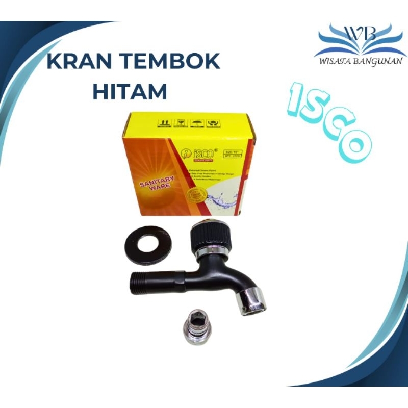 KRAN AIR ISCO DRAT KUNINGAN/kran isco gagang mahkota / engkol ½ inch ISCO