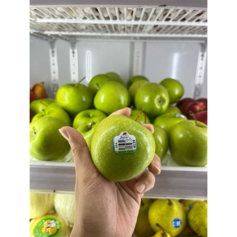 Apel Hijau Granny smith USA Amerika Import Hijau Asem untuk Obat