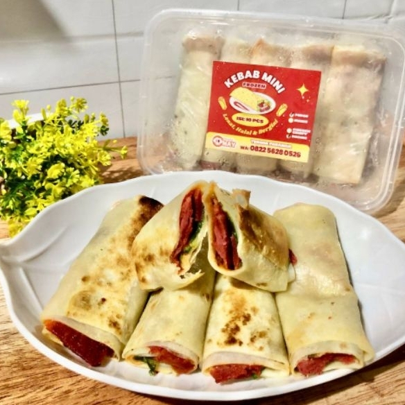 

KEBAB MINI FROZEN ISI DAGING PREMIUM 10pcs