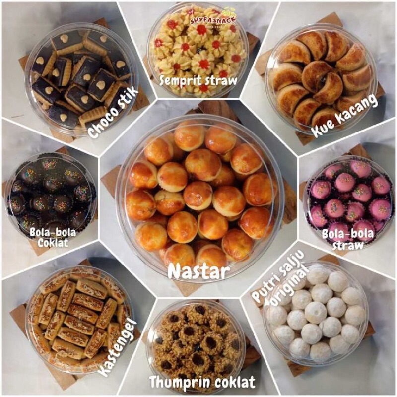 

Kue kering lebaran / sepit /Nastar /salju