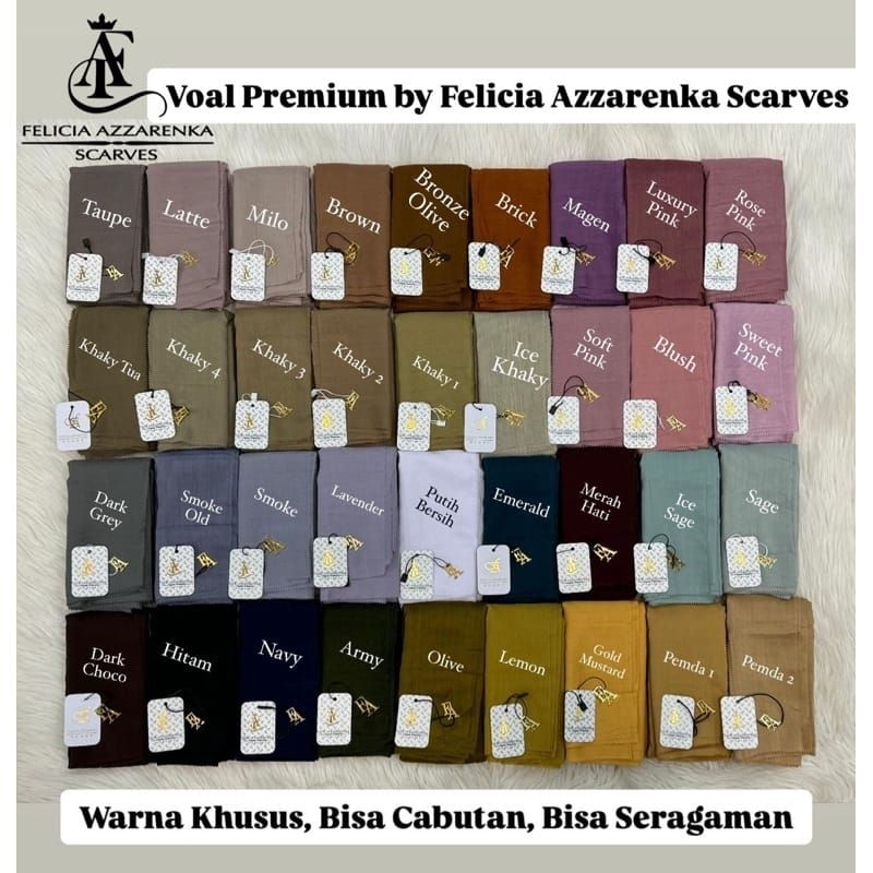 Hijab Voal Premium By Felicia Azzarenka