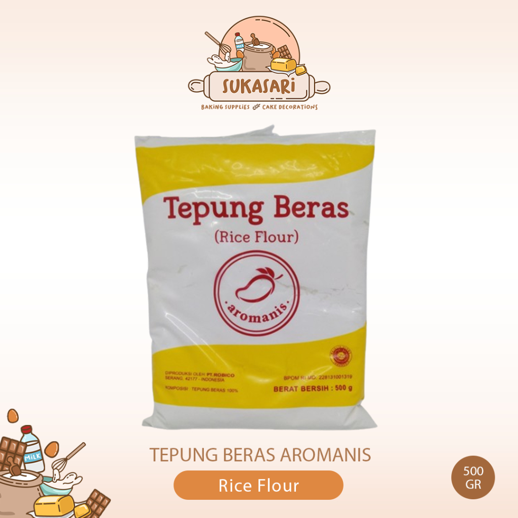 

Tepung Beras Aromanis 500gr Rice Flour