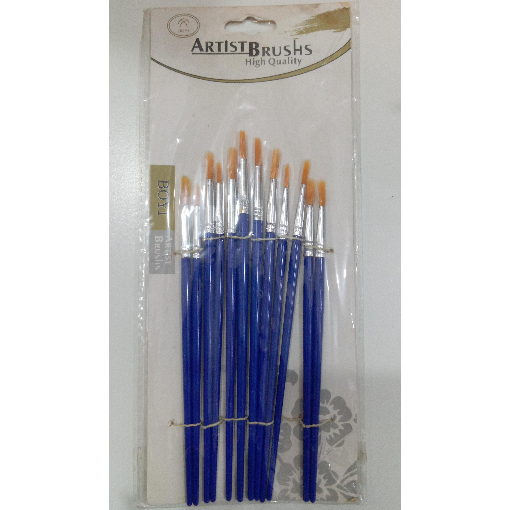 

Kuas Lukis Artist brushs Set 1-12