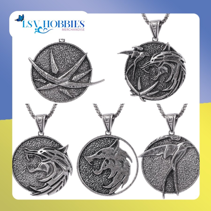 Kalung Aksesoris Game Hiasan Kalung The Witcher