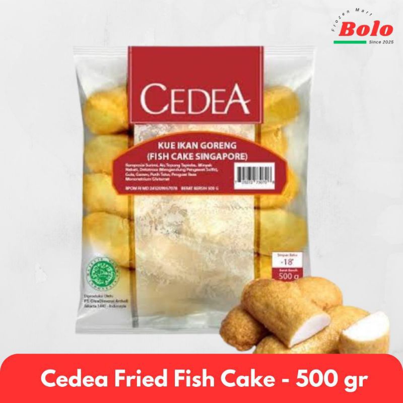 

Cedea Fried Fish Cake / Kue Ikan Goreng - 500gr