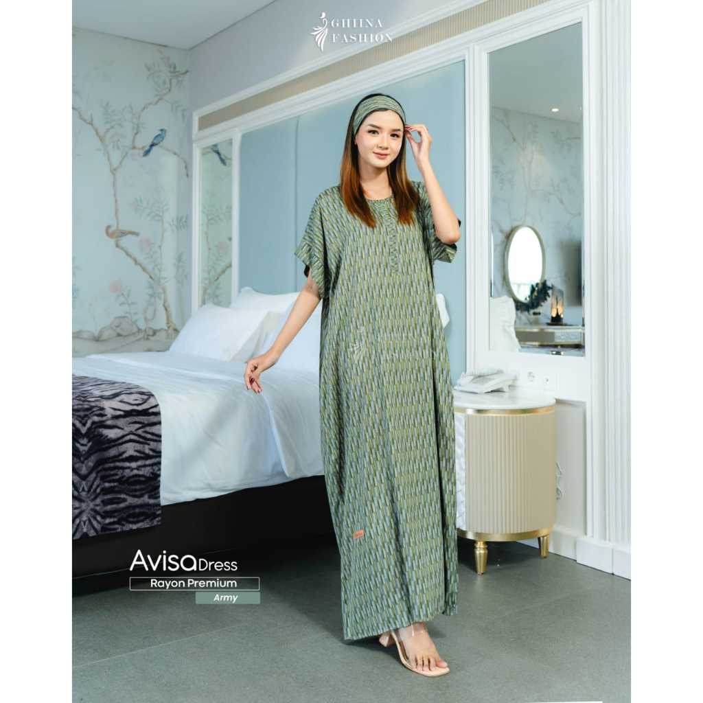 Avisa Dress - Ghiina Fashion - Homedress terbaru ghiina fashion