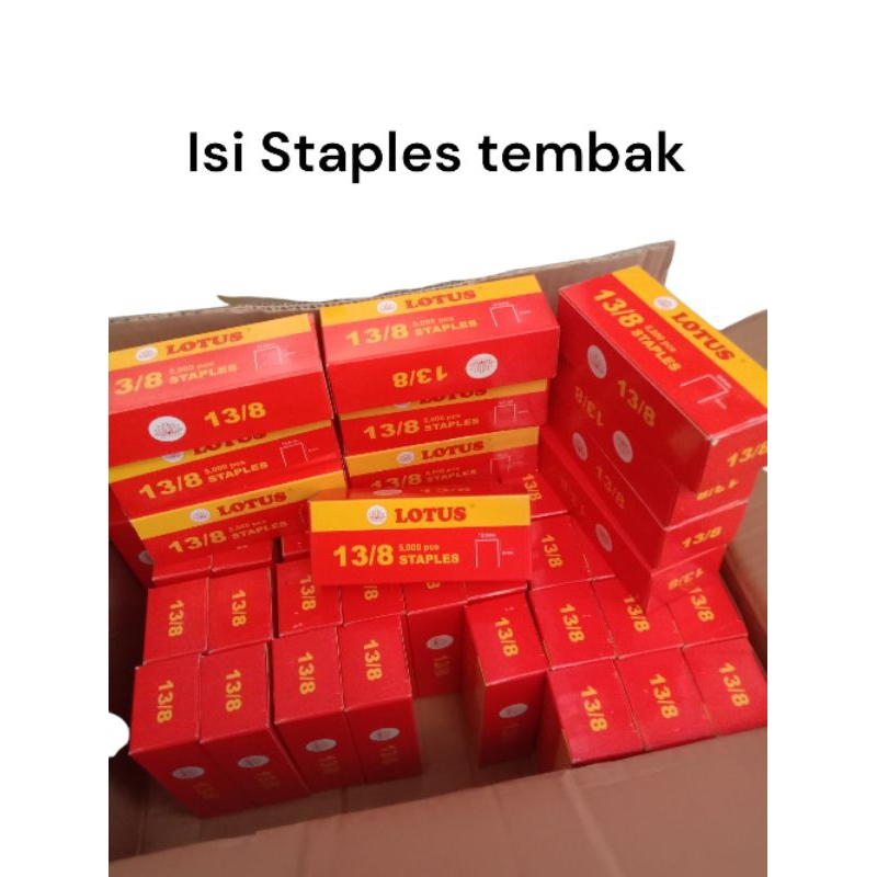 

STAPLES/ ISI STAPLES UKURAN 13/8 merek lotus