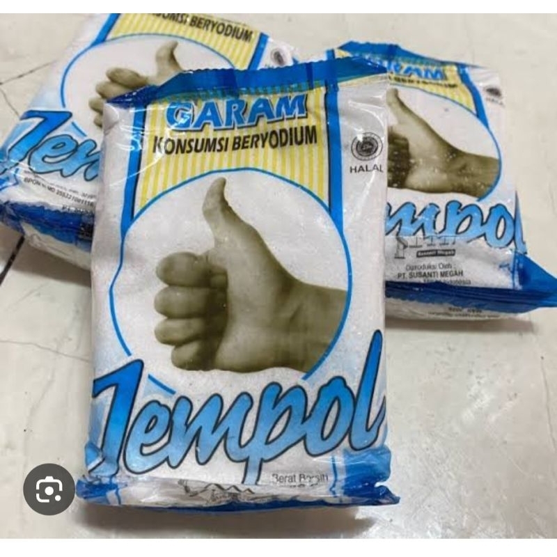 

Garam dapur Murni Beryodium CAP JEMPOL BESAR 250 Gram